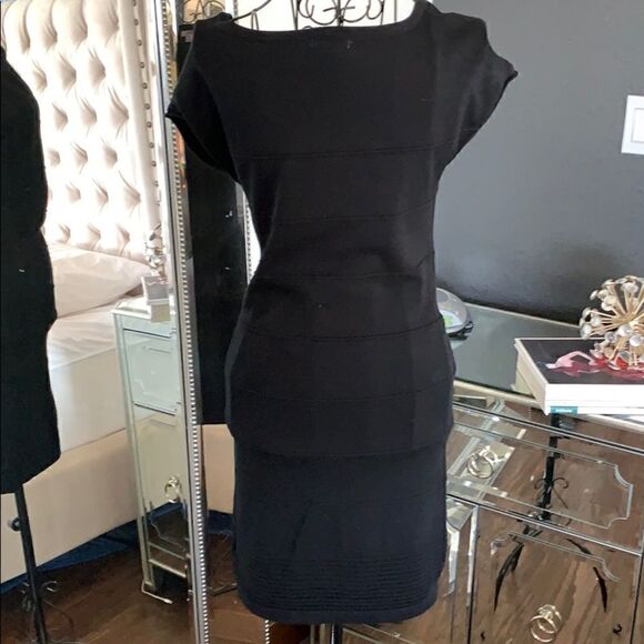 Xhilaration Black mini bodycon dress | black |  size XS - Picture 5 of 9